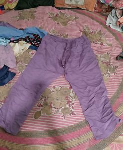 Elegant Lavender Kurta with Embellished Neckline