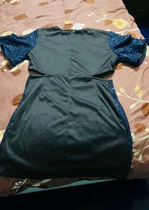 Blue Sequin Dress