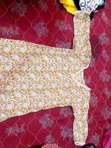 Short Beautiful Sageri Print Kurta