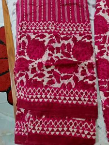 Beautiful Pink Printed Kurta with Pants