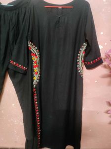 Black Kurta Set