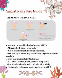 strawberry + dark red press on nail set