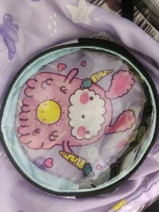 Cute Bunny Drawstring Bag with a free clutcher