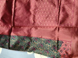 Designer Green Paisley Saree