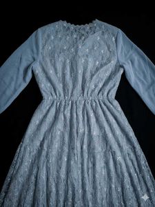 Light Blue Lace Dress