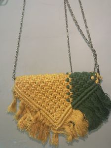 Boho Macrame Crossbody Bag