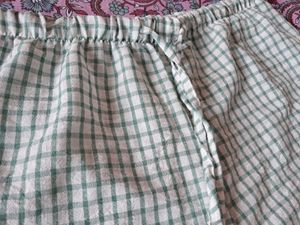 Gingham Pajama Shorts