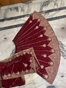 Lehenga Choli Set without blouse