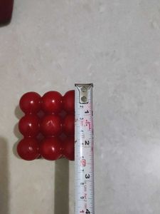 Red Bubble Cube Candle scented