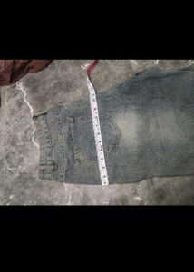 Vintage Wash Wide Leg Jeans