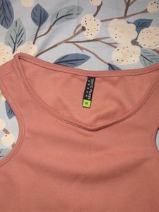 Rose Pink Racerback Tank Top