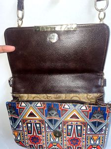Unique Geometric Print Crossbody Bag