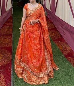 PILUDI HOUSE  Embellished Sequence Lehenga Set