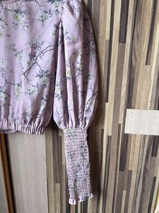 Floral Print Crop Top
