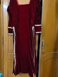 Velvet Blouse with Embellishments