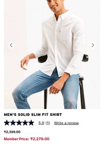 Levi's White Shirt