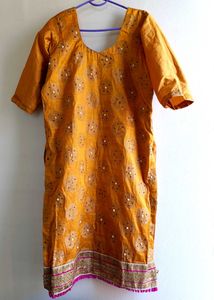 Ethnic Mustard Kurta