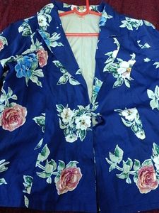 Floral Print Blazer