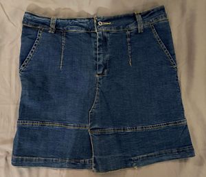 🌊Blue Denim Skirt