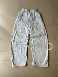 Sky Blue Wide Leg Jeans