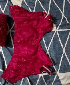 Lehenga Pink Color Full Embroidery For Womens