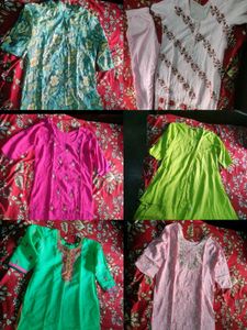 Combo of 6 kurtas (offer today)