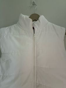 White Puffer Vest