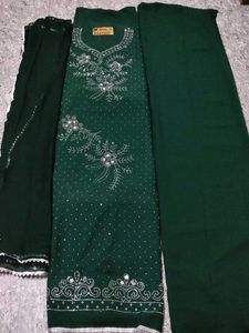 Elegant Emerald Green Kurta Set