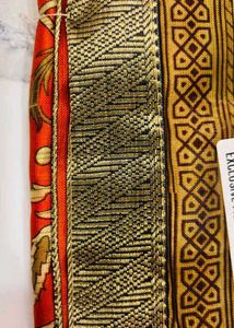 Vibrant Peacock Print Dress Material
