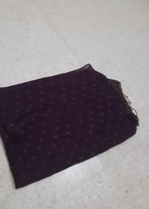 Purple Frills Dupatta
