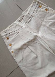 Korean pants beige