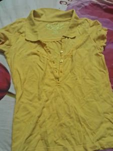 Yellow Polo T-Shirt new