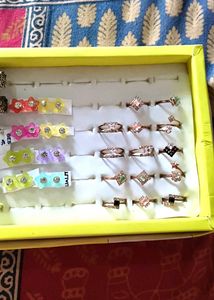 Assorted Fashion Rings Set