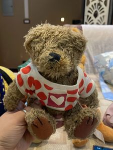 Cute Teddy Bear with Heart Shirt