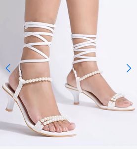 White New Pearl Flats Unopened Packaging UK39/6