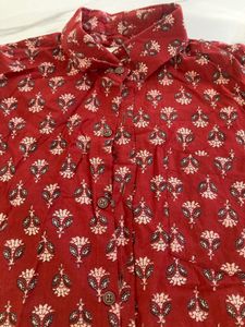 Men's Floral Print Shirt