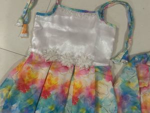 Colorful Floral Maxi Dress for Girls