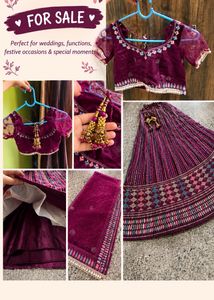 Beautiful Embroidered Lehenga  Set( full embroider