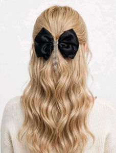 Sparkling Bow Hair Clip