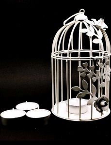 Metal Iron Cage Tea Light Candle Holder