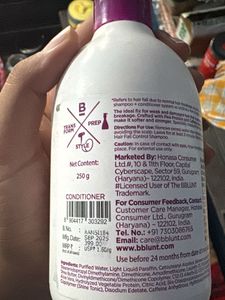 BBLUNT Hair Fall Control Shampoo &amp; Conditioner Set