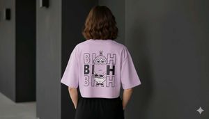 Cute Graphic Crop Top