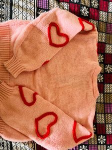 Pink Heart Cardigan🎀