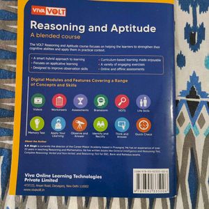 Reasoning and Aptitude Book