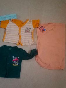 combo of  4 top and baby towel