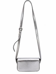Chic Silver Crossbody Bag