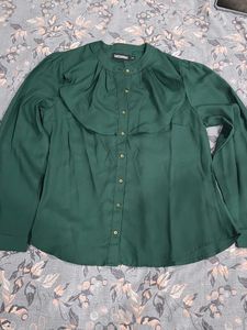 Elegant Emerald Green shirt