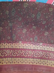 offer only for today!!! Brown Floral Sare