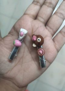 Cute Bear &amp; Dessert Themed Hair Clips