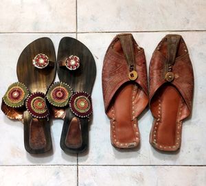 3 Pairs Of Flipflops And Bellies